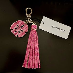 Brahmin Sand Dollar Tassel